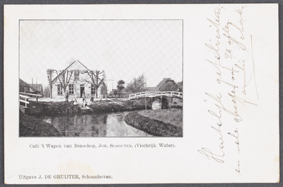 18500 Gezicht op de herberg 'Het Wapen van Benschop' (Noordzijdseweg 478) te Polsbroekerdam.